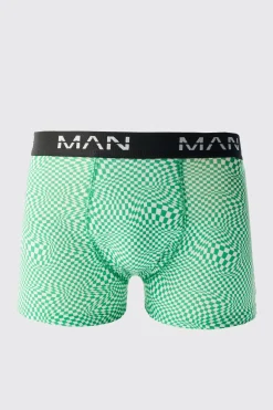 Abstract Print Boxers | BoohooMAN UK