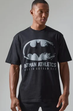 Active Batman Athletics License Oversized T-shirt | BoohooMAN UK