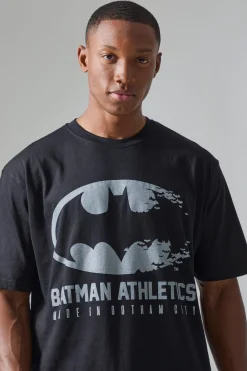 Active Batman Athletics License Oversized T-shirt | BoohooMAN UK