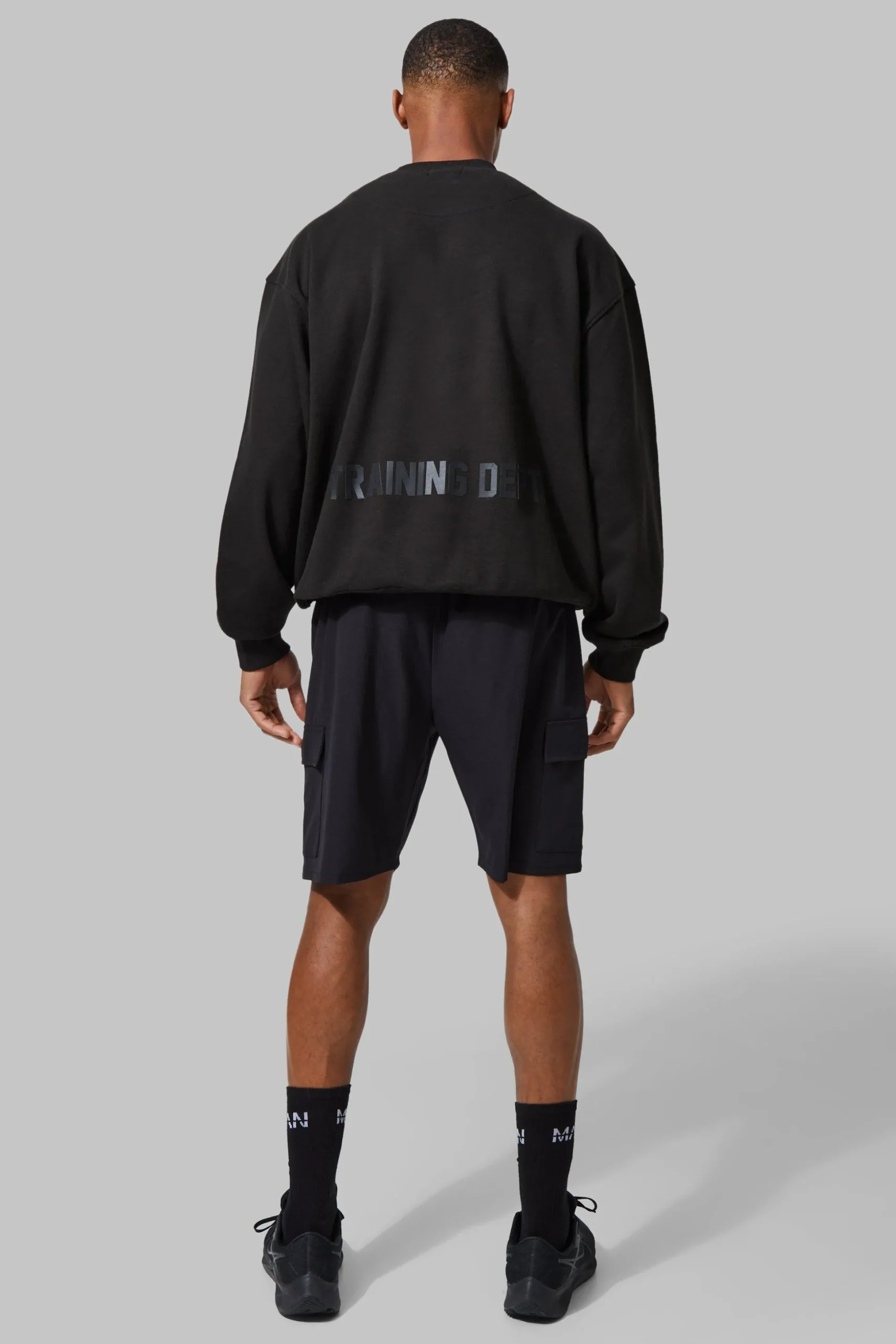 Active Boxy Training Dept Sweatshirt | BoohooMAN UK