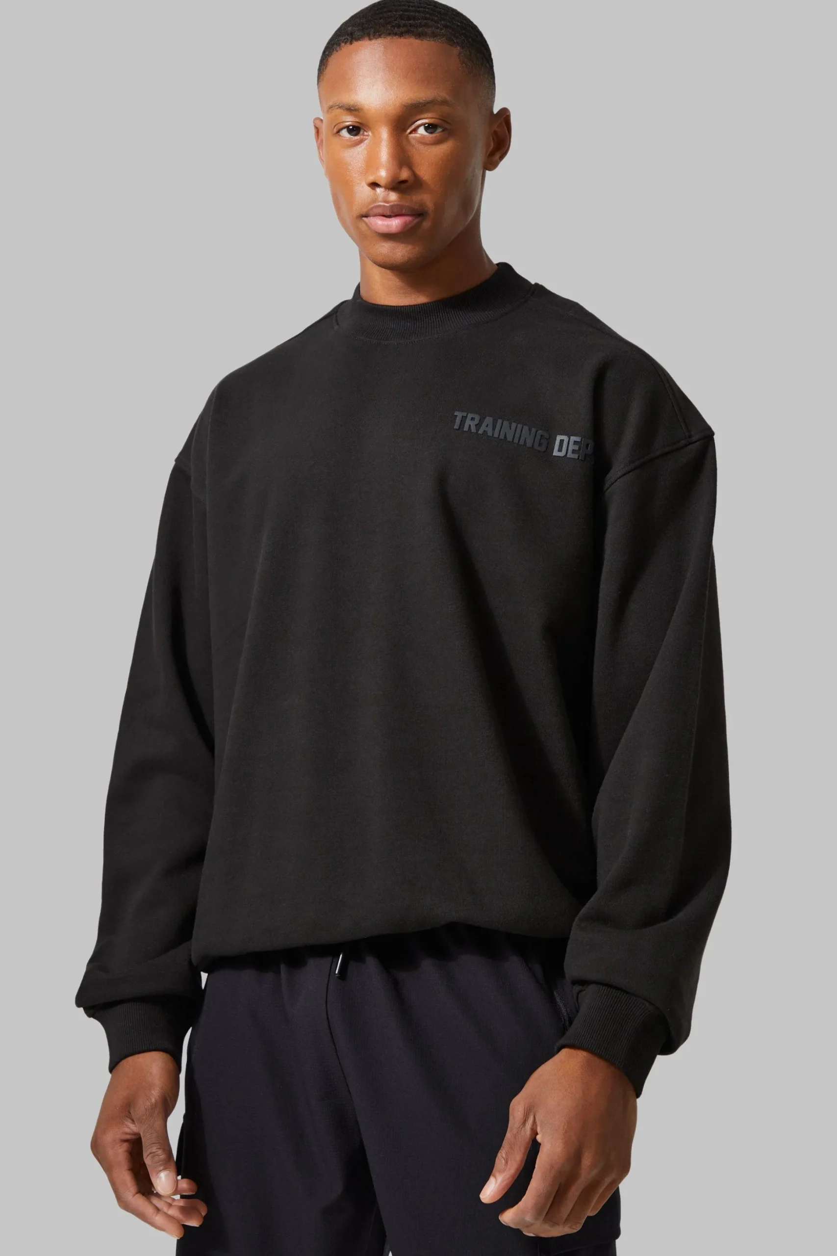 Active Boxy Training Dept Sweatshirt | BoohooMAN UK