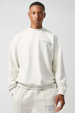 Active Boxy Training Dept Sweatshirt | BoohooMAN UK