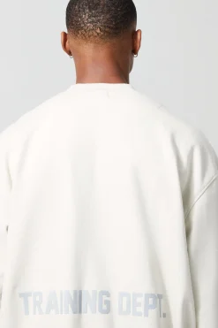 Active Boxy Training Dept Sweatshirt | BoohooMAN UK