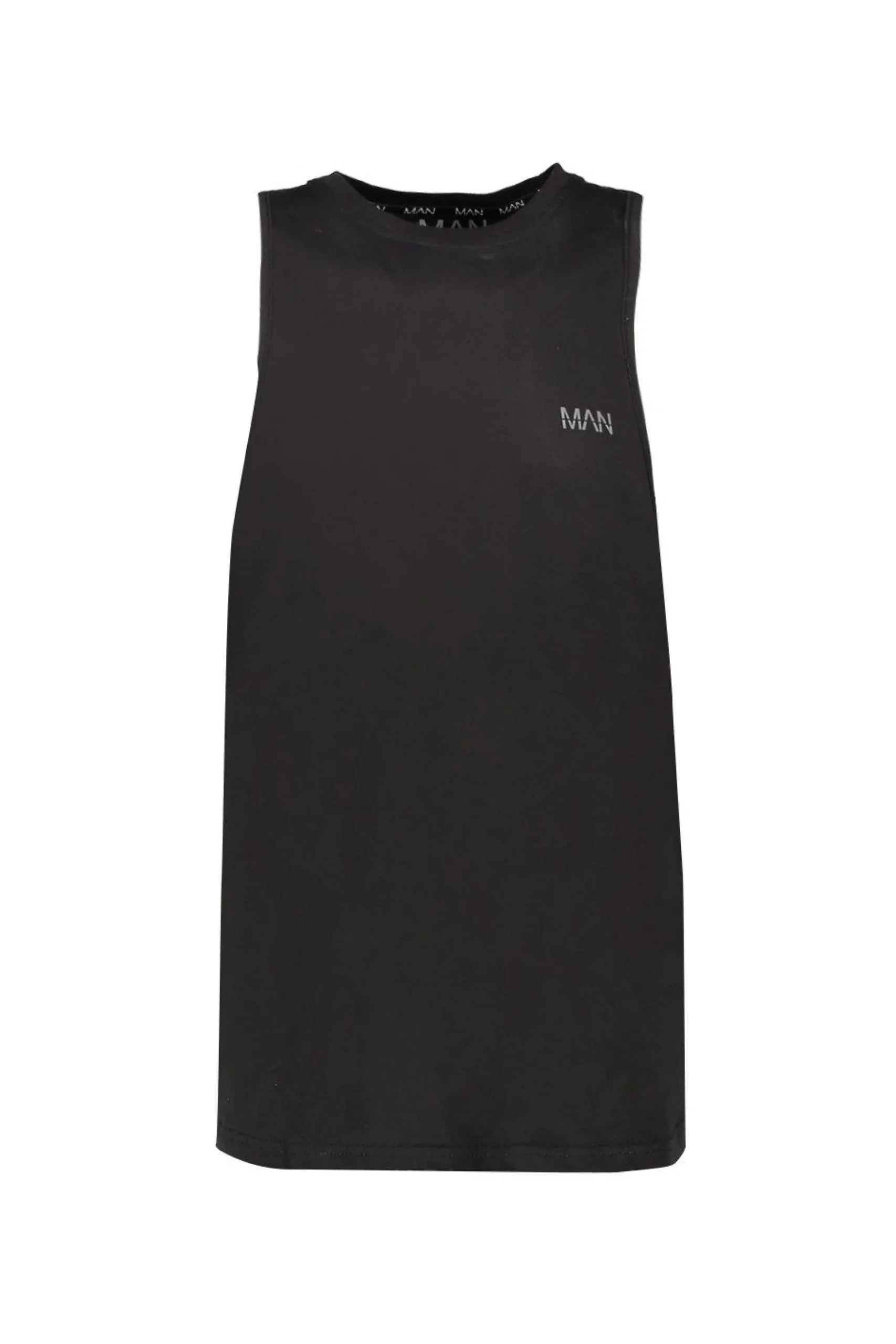 Active Gym Reg Fit Racer Tank | BoohooMAN UK