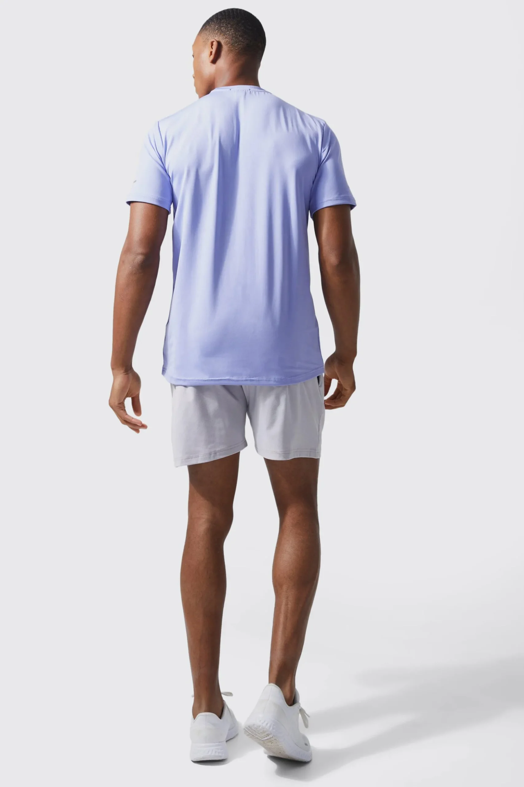 Active Logo Performance Short Set | BoohooMAN UK