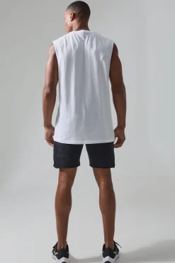 Active Mr Men Mr Strong License Reg Fit Tank | BoohooMAN UK