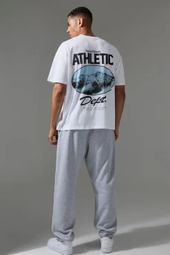 Active Oversized Athletic Dept. Hiking T-shirt | BoohooMAN UK