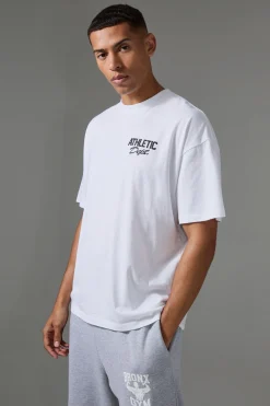 Active Oversized Athletic Dept. Hiking T-shirt | BoohooMAN UK
