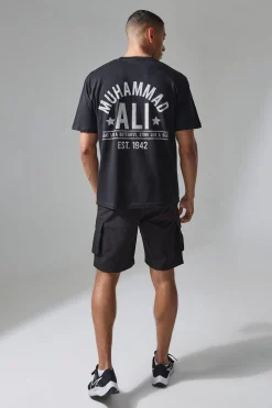 Active Oversized Muhammad Ali Est. 1942 License T-shirt | BoohooMAN UK