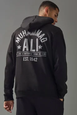 Active Oversized Muhammad Ali Est. 1942 License Hoodie | BoohooMAN UK
