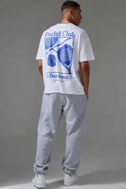 Active Oversized Padel Club Sports League T-shirt | BoohooMAN UK