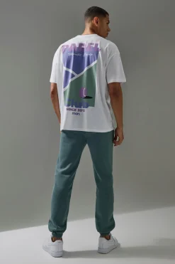 Active Oversized Padel Club Graphic T-shirt | BoohooMAN UK