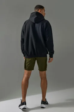 Active Oversized UFC Puff Print License Hoodie | BoohooMAN UK