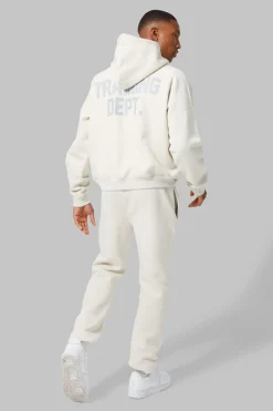 Active Training Dept Boxy Hoodie | BoohooMAN UK
