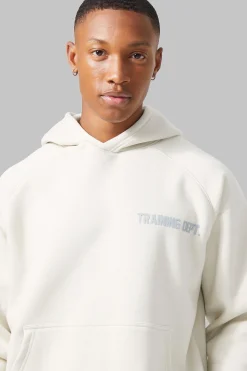 Active Training Dept Boxy Hoodie | BoohooMAN UK
