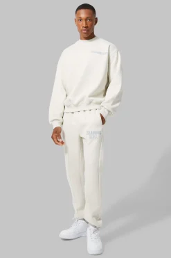 Active Training Dept Boxy Sweat Tracksuit | BoohooMAN UK