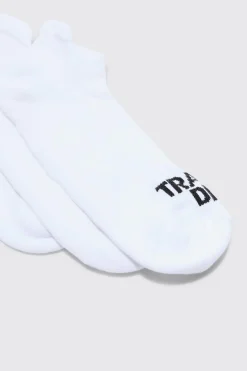 Active Training Dept Cushioned Trainer 3 Pack Socks | BoohooMAN UK