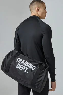 Active Training Dept Gym Barrel Bag | BoohooMAN UK