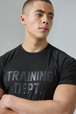 Active Training Dept Muscle Fit T-shirt | BoohooMAN UK