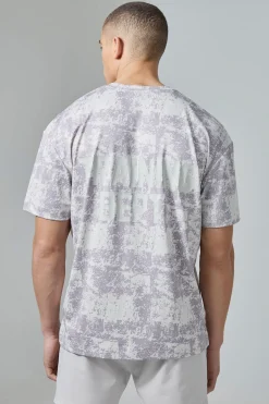 Active Training Dept Oversized Camo T-shirt | BoohooMAN UK