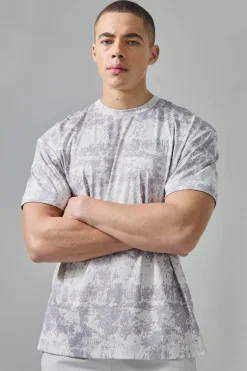 Active Training Dept Oversized Camo T-shirt | BoohooMAN UK
