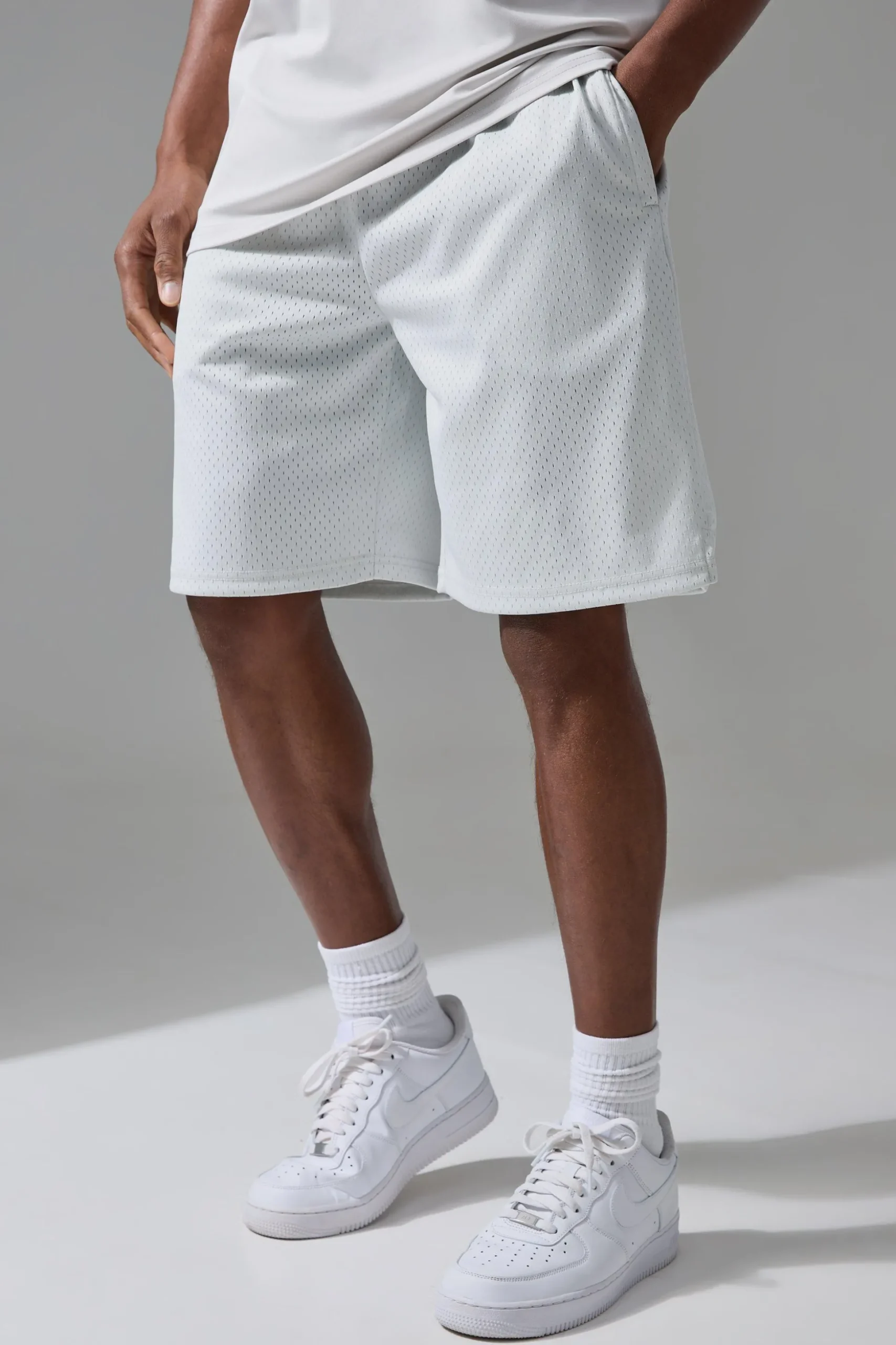 Active Training Dept Oversized Mesh 9inch Basketball Short | BoohooMAN UK