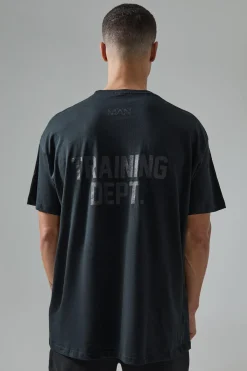 Active Training Dept Oversized Tshirt | BoohooMAN UK