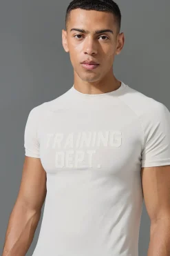 Active Training Dept Raglan Muscle Fit T-shirt | BoohooMAN UK