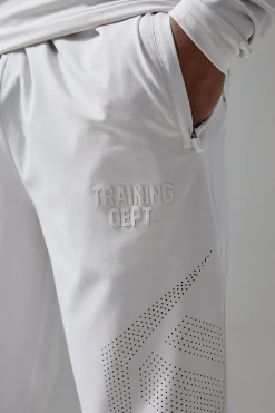Active Training Dept Slim Woven Perforated Jogger | BoohooMAN UK