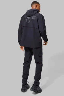 Active Training Dept Tapered Cargo Joggers | BoohooMAN UK