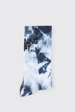 Active Training Dept Tie Dye Socks | BoohooMAN UK
