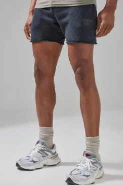 Active Training Dept Washed 5inch Short | BoohooMAN UK