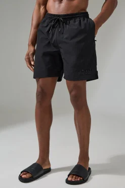 Active Training Dept.5inch Hybrid Regular Fit Swim Shorts | BoohooMAN UK