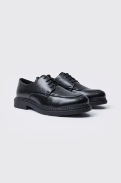 Apron Front Smart Shoe | BoohooMAN UK