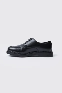 Apron Front Smart Shoe | BoohooMAN UK