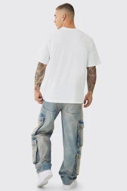 Athlete Printed T-Shirt | BoohooMAN UK