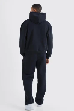 B Cargo Pocket Gusset Tracksuit | BoohooMAN UK
