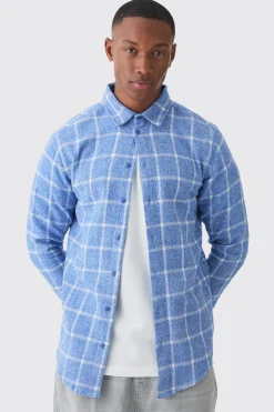 Back Printed Bandana Check Shirt | BoohooMAN UK