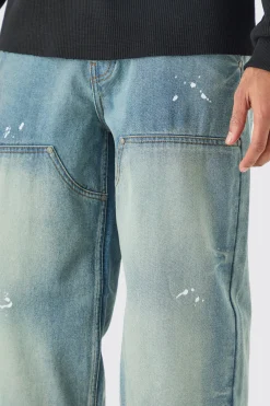 Baggy Rigid Carpenter Jeans | BoohooMAN UK