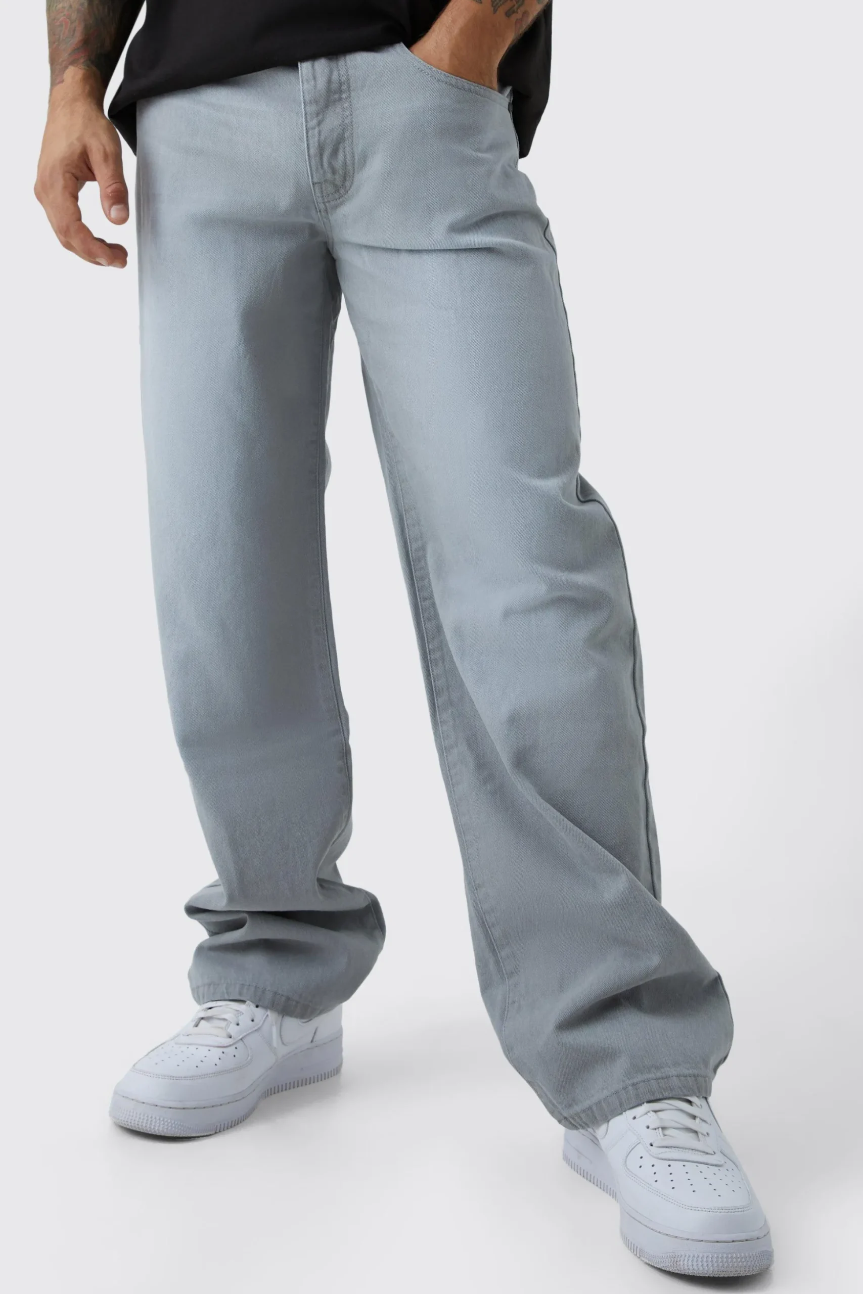 Baggy Rigid Jean | BoohooMAN UK