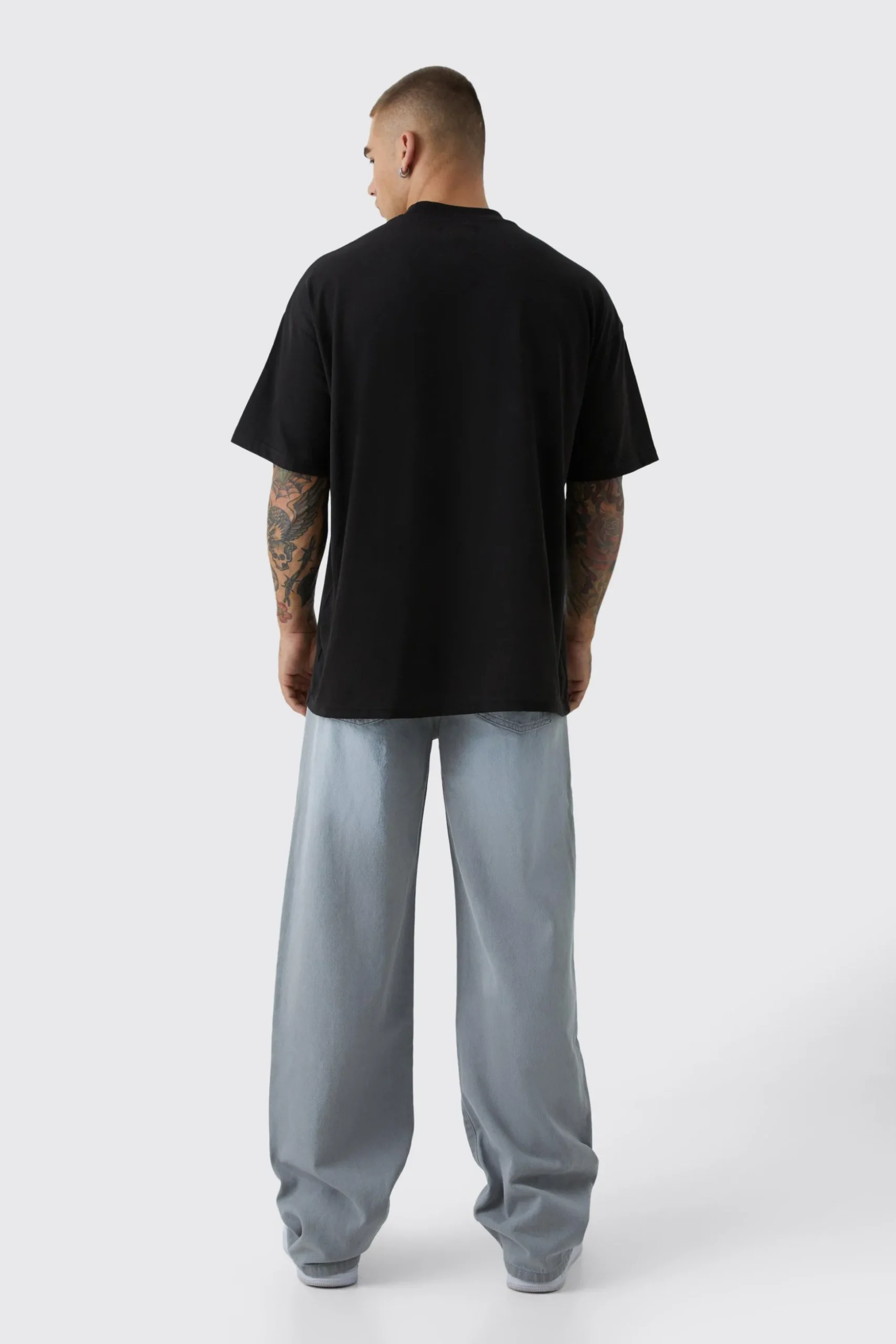 Baggy Rigid Jean | BoohooMAN UK