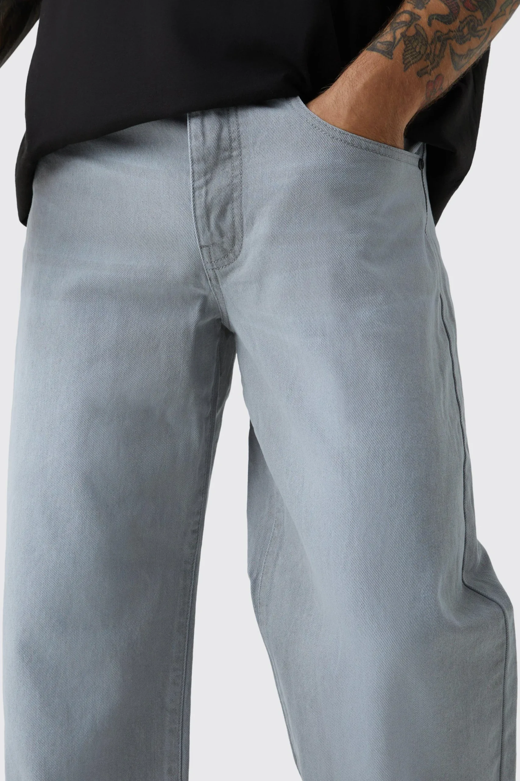 Baggy Rigid Jean | BoohooMAN UK
