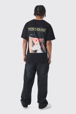 Baggy Rigid Jean In Washed Black | BoohooMAN UK