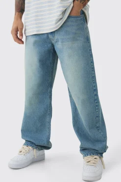 Baggy Rigid Jeans | BoohooMAN UK