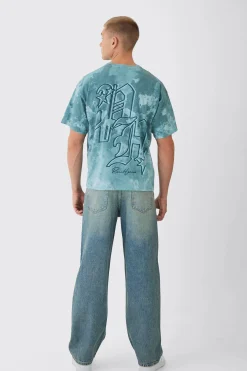 Baggy Rigid Jeans | BoohooMAN UK