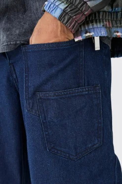 Baggy Rigid Multi Pocket Carpenter Jeans | BoohooMAN UK