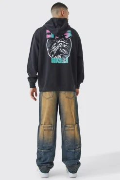 Baggy Rigid Overdyed Multi Pocket Cargo Jeans | BoohooMAN UK