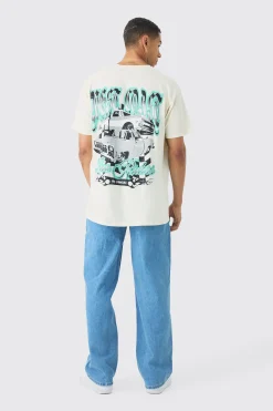 Baggy Rigid Overlay Jeans | BoohooMAN UK