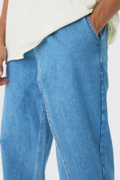 Baggy Rigid Overlay Jeans | BoohooMAN UK