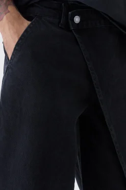Baggy Rigid Overlay Jeans | BoohooMAN UK